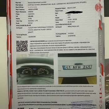 Pilot Garage Ekspertiz Rapor Hatası