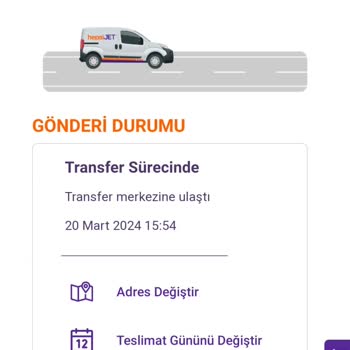 hepsiJET Kargom Teslim Edilmedi.