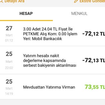 VakıfBank Yatırım Hesabı Eksi Bakiye
