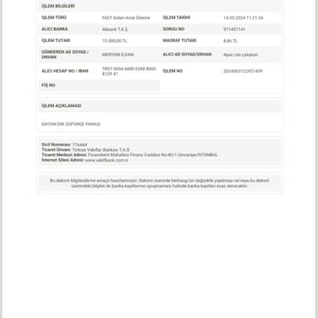 Sahibinden Acil Paramın İadesini İstiyorum