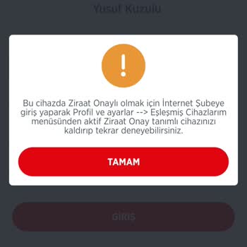 Ziraat Bankası Telefon Eşleştirme Sorunu
