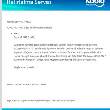 TÜRKSAT İnternet Problemi