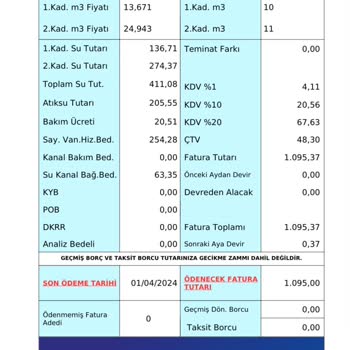 Kocaeli Büyükşehir Belediyesi Çok Yüksek Gelen Su Faturası