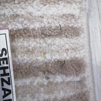 Şehzade Halı Yıkama Zımba Telleri Ters Basılmış