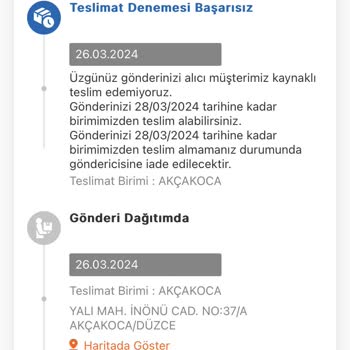 MNG Kargo Ürün Teslim Etmeme