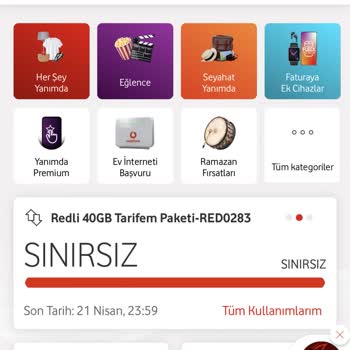 Vodafone Müşteri Temsilcisi Ve Tarife Rez.