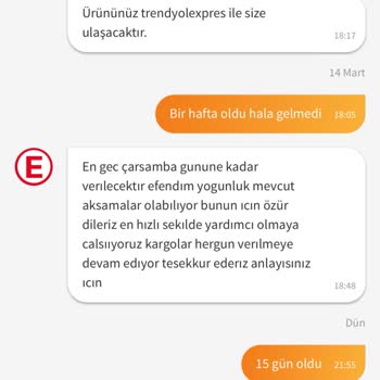 Trendyol Eksik Ürün Tedarik Edilmiyor