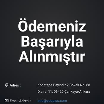 EduPlus Eğitime Katılamıyorum
