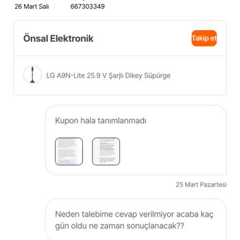 Hepsiburada Müşteri Memnuniyeti Adına Kuponumu Tanımlamıyor