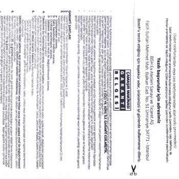 Bosch Yeni Çamaşır Makinesinde Paslanma Sorunu!