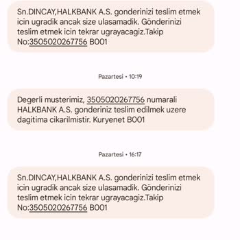 Kuryenet Yalandan Mesaj Atıp Gelmeyen Kurye