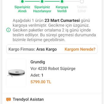 Aras Kargo Gelmek Bilmeyen Kargo