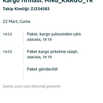 MNG Kargo Kargom Nerede Kaldı