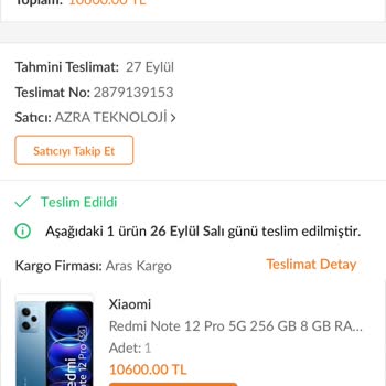 Trendyol Platform Üzerinden Satın Alınan Telefonun IMEI Sorunu Ve İletişim Problemi