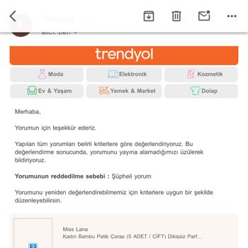 Trendyol İşine Göre Yorum Kabul Ediyor Asla Adil Değil