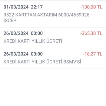 Yapı Kredi Kart Aidatı İadesi