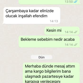 Pamilyum 1 Aydır Gönderilmeyen Ürün