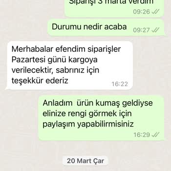 Pamilyum 1 Aydır Gönderilmeyen Ürün