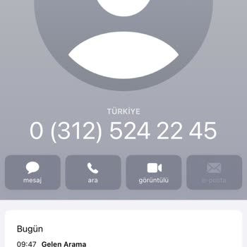 0312 524 22 45! Ankara Kodlu Alakasız Numara Neden Aranıyorum?