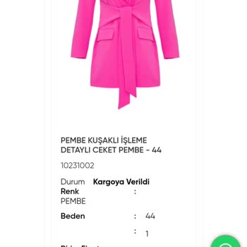 YAQA Almış Olduğum Ürün Ortada Yok. Ücret İadesi De Meçhul