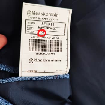 Klass Kombin Ürün Değişiminde Beden Yok Dediler Ama Öyle Değilmiş