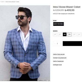 Klass Kombin Ürün Değişiminde Beden Yok Dediler Ama Öyle Değilmiş