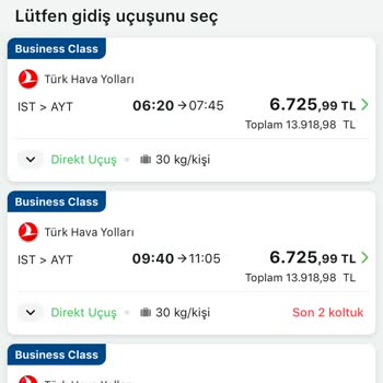 Türk Hava Yolları Çok Pahalı