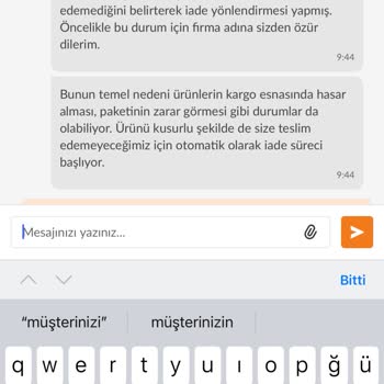 Trendyolmilla Ürünüm Kargodayken Bana Sorulmadan İade Edildi