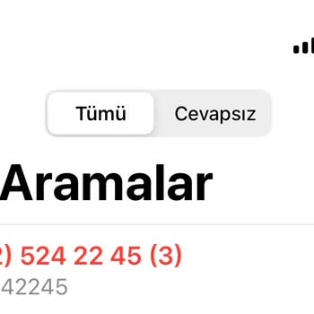 0312 524 22 45 Numara Sürekli Arayıp Rahatsız Ediyor