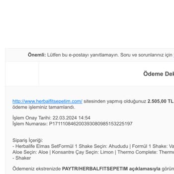 Herbalfitsepetim.com Kargom Nerede? Beklenen Gönderi Gecikti!