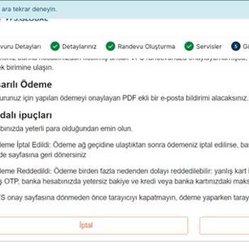VFS Global VFS Fransa Web Site Randevu Sorunsalı