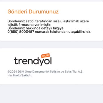 Trendyol'da Teslimat Gecikmesi Ve Bilgi Karmaşası