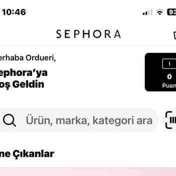 Sephora Kart Puanı İptali