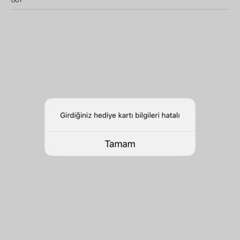 Zara Gift Card Bakiye Hatası