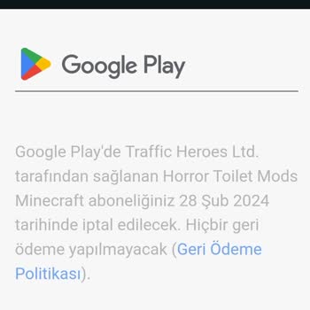 Google Play Store'dan Habersiz Çekim