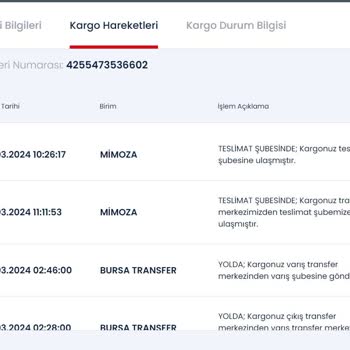 Aras Kargo Kargom Teslim Edilmiyor