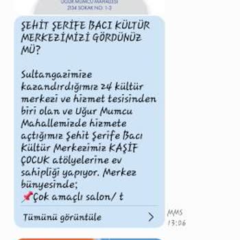Sultangazi Belediyesi İznim Olmadan Sürekli Gelen Mesajlar