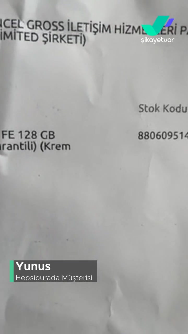 Hepsiburada Jelatinsiz Gelen 0 Telefon! videonun kapak resmi