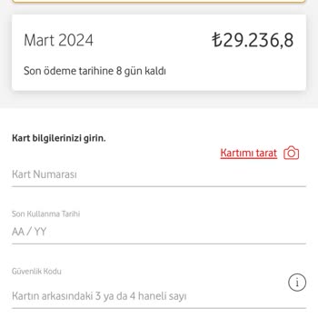 Vodafone Faturaya Ek Cihaz