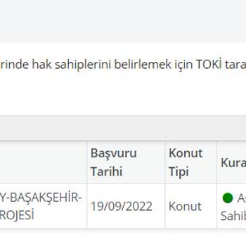 TOKİ İstanbul İli Avrupa Yakası 28340 /250000 Sosyal Konut Projesi
