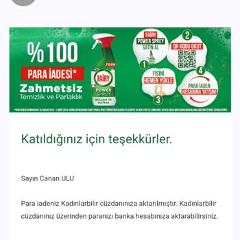 Gillette Venüs Fairy Power %100 Para İade Kampanyası