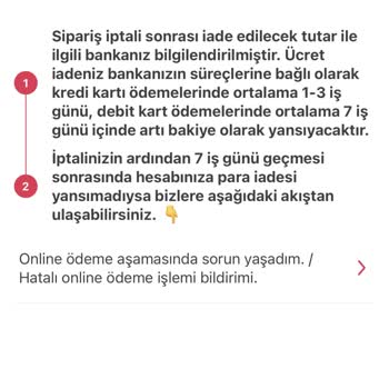 Yemeksepeti İademi Yapmıyor 1 Haftadır Bekliyorum