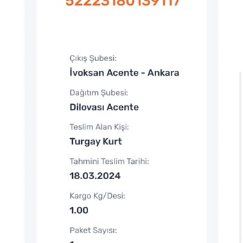Dilovası Sürat Kargo Ürünü Farklı Yerlere Bırakıyor