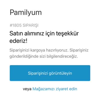 Pamilyum Shopify'dan Açılan Sahte Şirket