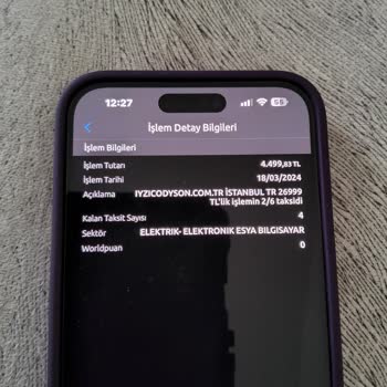 Dyson.com.tr Ödemesini Yaptığım Siparişim Orta Da Yok!