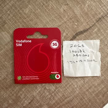 Vodafone Sim Kart Sattılar, Başvurumu Yapmamışlar