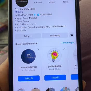 Filhomemobilya (Instagram) Yanıltıldım