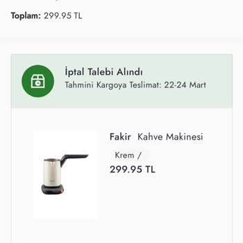 Boyner Siparişimi Kendisi İptal Etti. Ürün Kalite Kontrolden Geçememiş