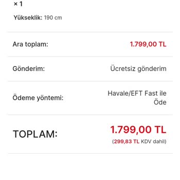 Altı Dekor Mobilya Ödeme Yaptık Ama Ürün Gelmedi. İletişim Yok