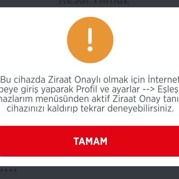 Ziraat Mobil Cihaz Eşleştirme Problemi